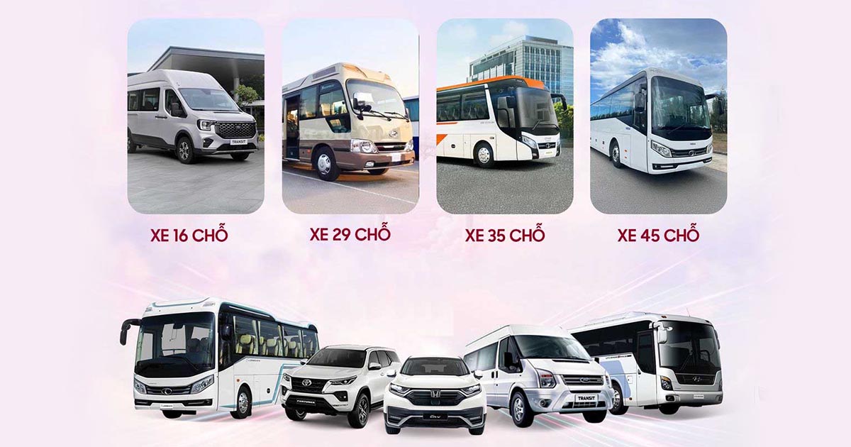 Thuê xe Đưa đón Dâu Cà Mau – Xe Đời Mới, Đón Tận Nơi, Sạch Sẽ